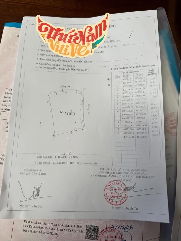 Đất nông nghiệp Xã Krông Búk 10,000m² giá chỉ 2 tỷ - Đầu tư sinh lời ngay!