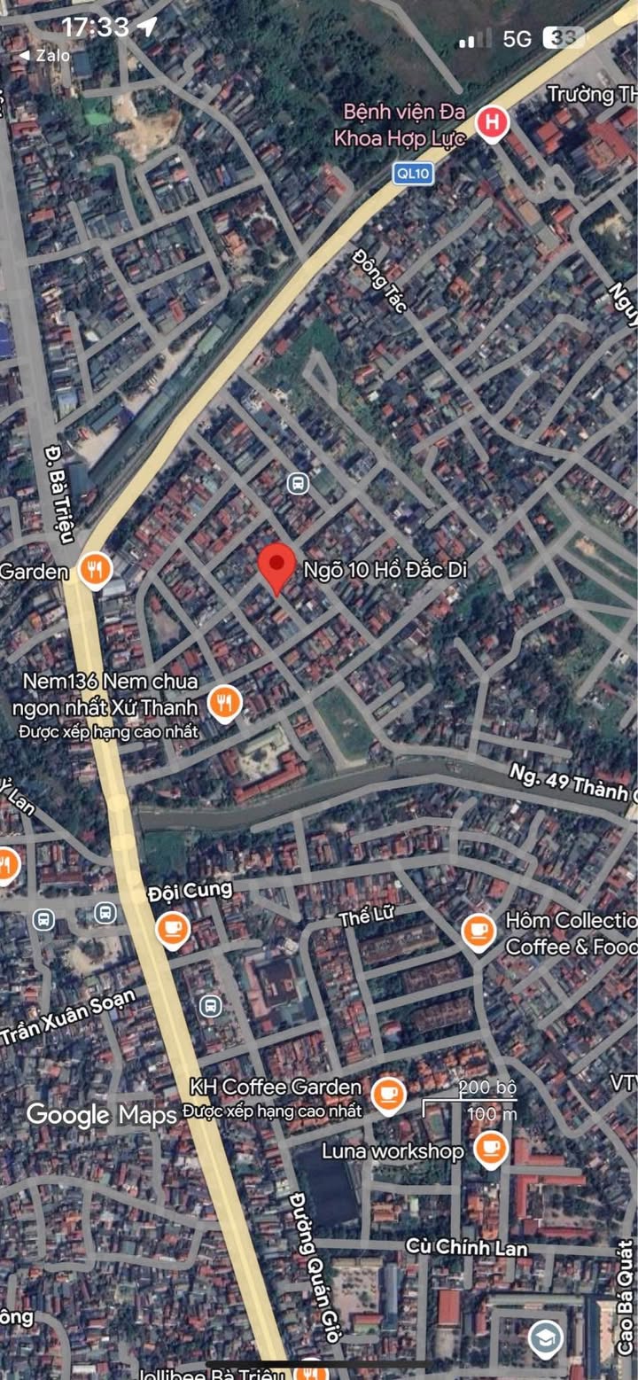 Đất nền trung tâm TP Thanh Hóa 80m² giá chỉ 3 tỷ - Đầu tư sinh lời ngay!