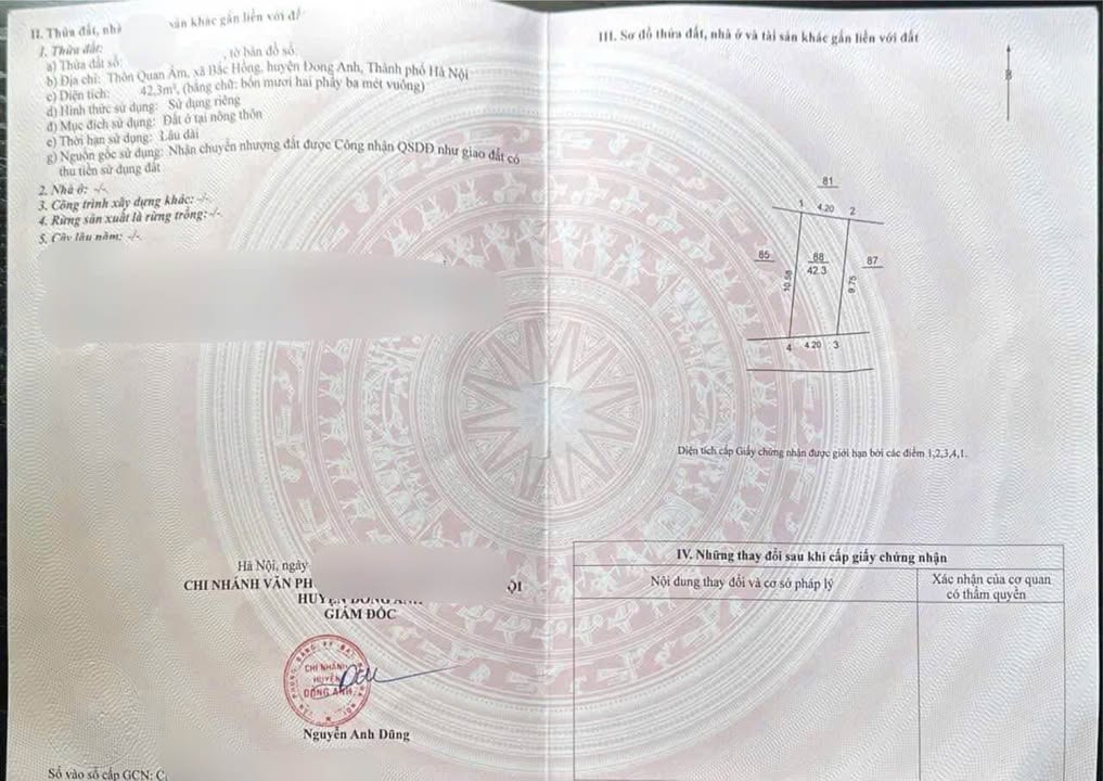 Đất nền Bắc Hồng, 42m² giá 3.x tỷ - Kinh doanh sầm uất, tiện ích đầy đủ!