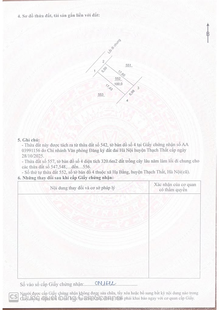 Đất thổ cư Hạ Bằng, Thạch Thất 100m² giá chỉ 5.6 tỷ - Chính chủ bán gấp trước Tết!