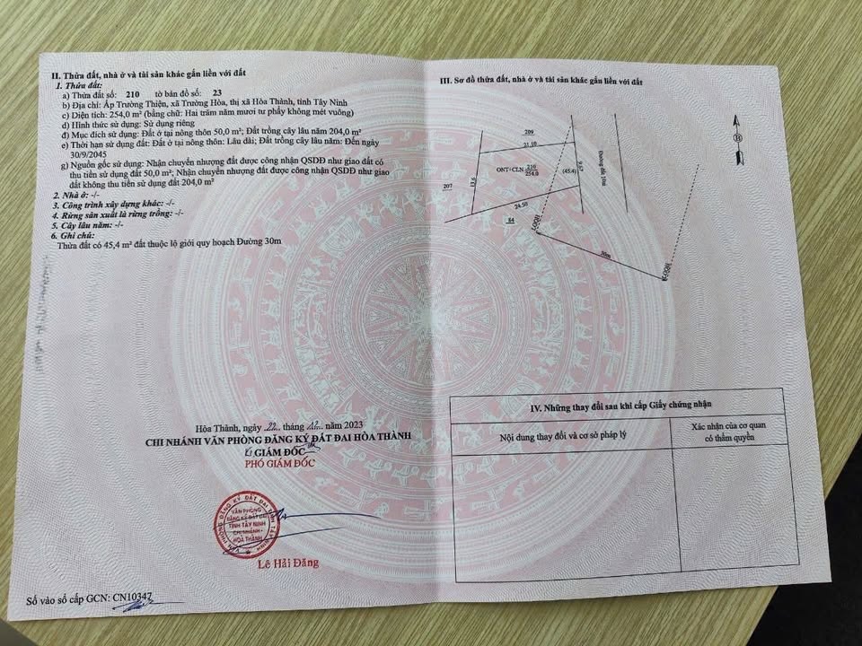 Đất nền đường Nguyễn Văn Linh, Tân Biên, 236.95m² giá 19.92 tỷ - Cần tiền bán gấp!