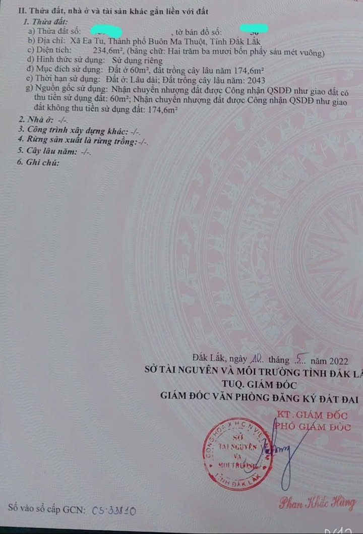 Đất nền mặt tiền D5, Tân An, 120m² giá chỉ 4.4 tỷ - Cơ hội đầu tư tuyệt vời!