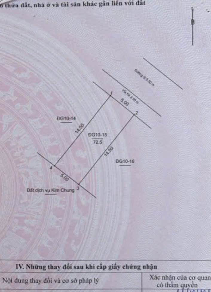 Đất đấu giá Trũng Trên, Lai Xá 72.5m² - Mặt tiền 5m, Hướng Đông Bắc