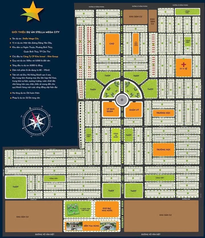 Đất nền KDC Kita Airport City, Cần Thơ 90m² giá 2.1 tỷ - Pháp lý rõ ràng, xây dựng ngay!