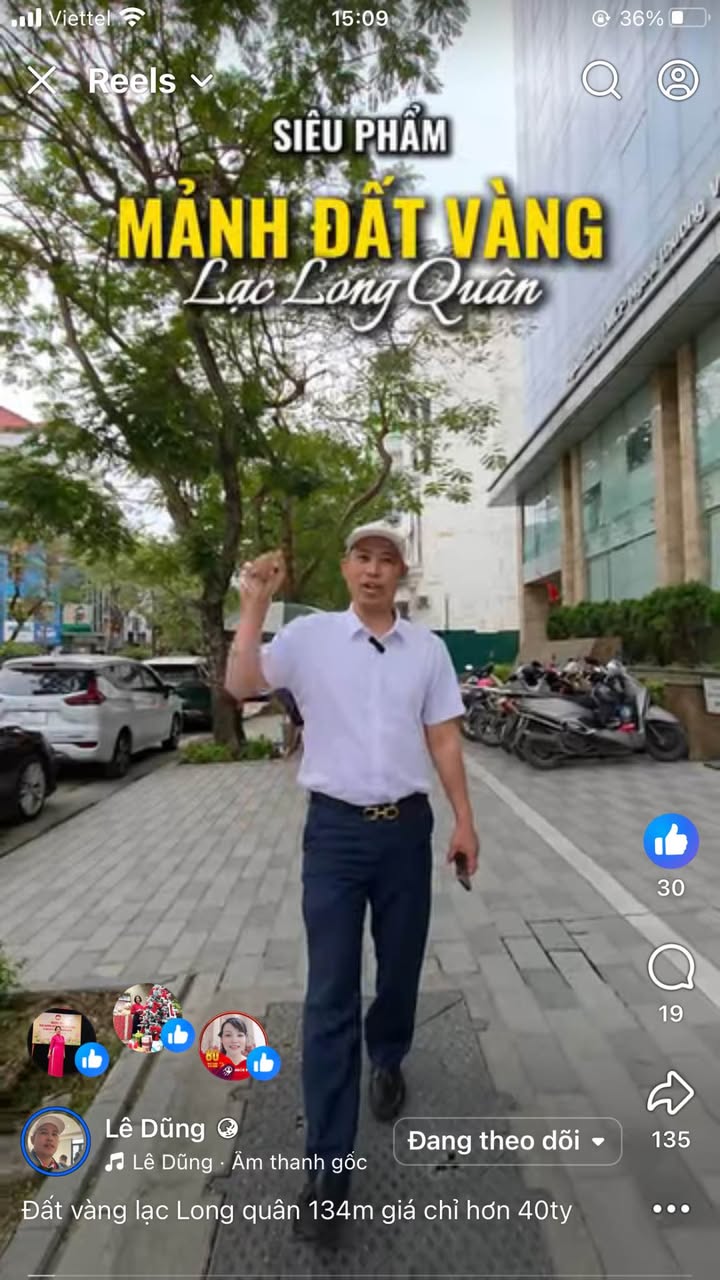 Đất vàng Lạc Long Quân, Tây Hồ 134m² giá 40 tỷ - Tiềm năng sinh lời cao!