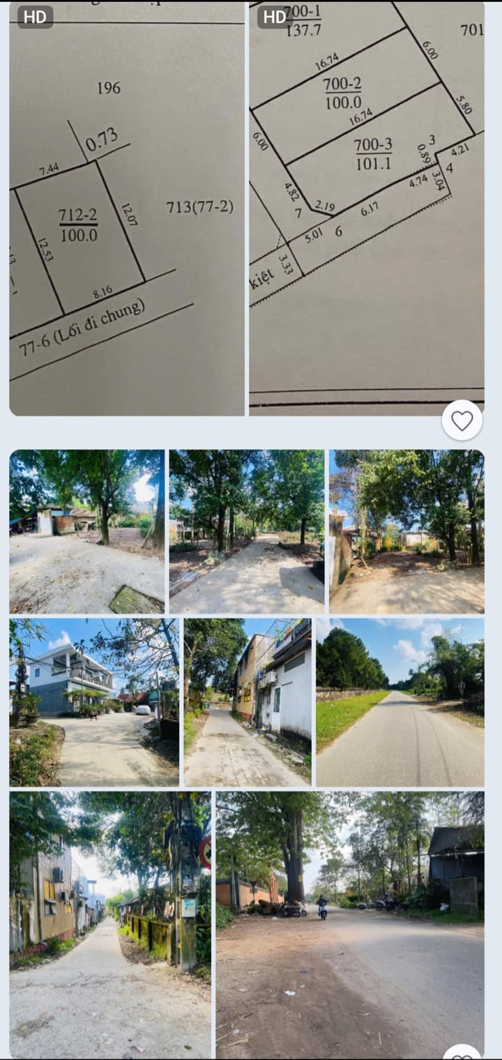 Đất nền tại Kiệt 6 Tam Thái, TP Huế 100m² chỉ 1.5 tỷ - Pháp lý rõ ràng!