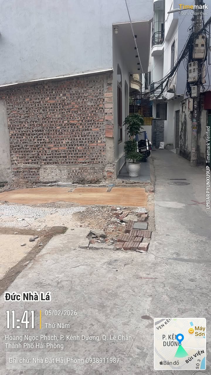 Đất nền mặt tiền 5.1m hiếm có tại Lê Chân, Hải Phòng - 2.62 tỷ