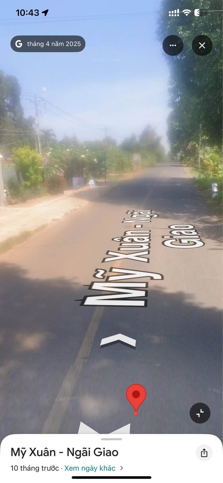 Đất mặt đường chính Mỹ Xuân Ngãi Giao, 600m² giá 6 tỷ - Cơ hội đầu tư hấp dẫn!