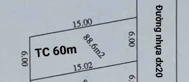 Đất nền thổ cư 90m² tại Phú An, Bến Cát, chỉ 1.25 tỷ - Đầu tư sinh lời ngay!