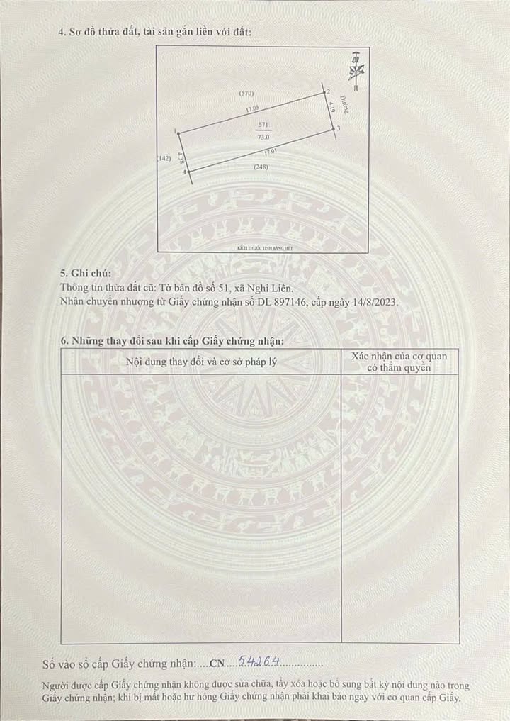 Đất thổ cư xã Nam Cát, huyện Nam Đàn 72m² giá 1.95 tỷ - Đường thông rộng dễ dàng di chuyển!