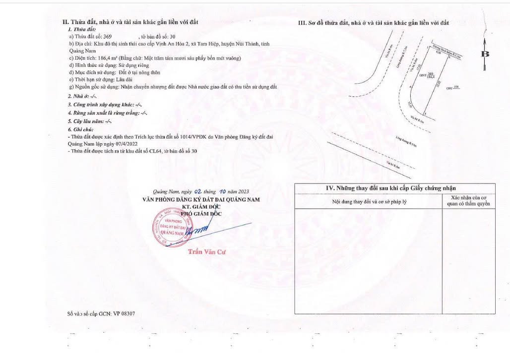 Đất nền Vịnh An Hòa City, 186.4m² giá thỏa thuận - Lô góc trục đường 15m