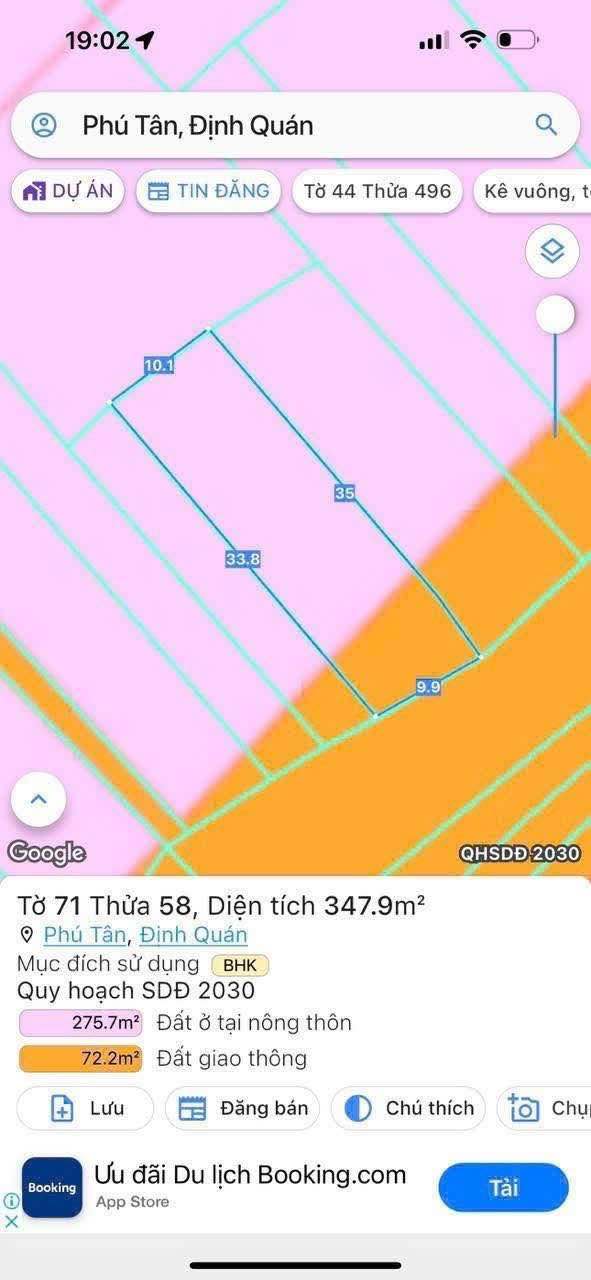 Đất Mặt Tiền QL20 Định Quán 336m² - Kinh Doanh Sầm Uất, Sẵn Sổ Hồng