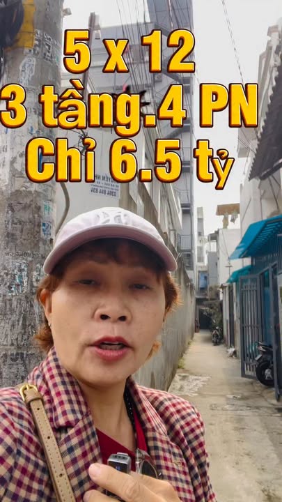 Nhà 3 tầng Quận Bình Thạnh 50m² giá 6.5 tỷ - Chính chủ, sổ hồng đầy đủ!