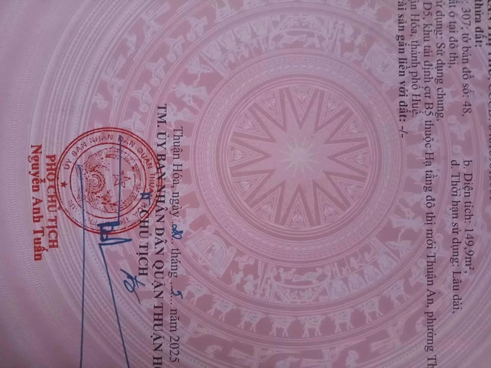 Đất Tái Định Cư Thuận An 150m² giá 11 triệu/m² - Vị trí đẹp, hướng Đông Nam