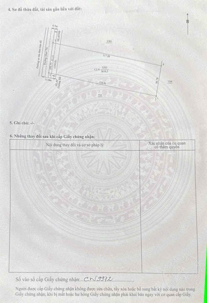Đất sào tại Chánh Phú Hòa, Bến Cát, 3616m² - Chính chủ bán gấp!