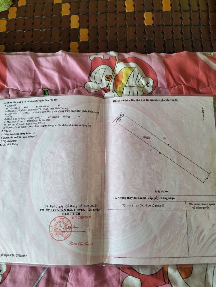 Đất bán xã Vĩnh Tân, huyện Vĩnh Cửu, 3015m² giá 12 tỷ - Đầu tư sinh lời ngay!