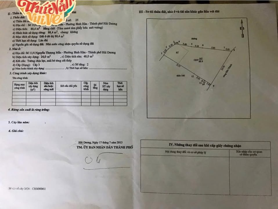 Đất nền Nguyễn Thượng Mẫn, phường Bình Hàn, 88.4m² giá 3.536 tỷ - Đầu tư sinh lời tiềm năng!