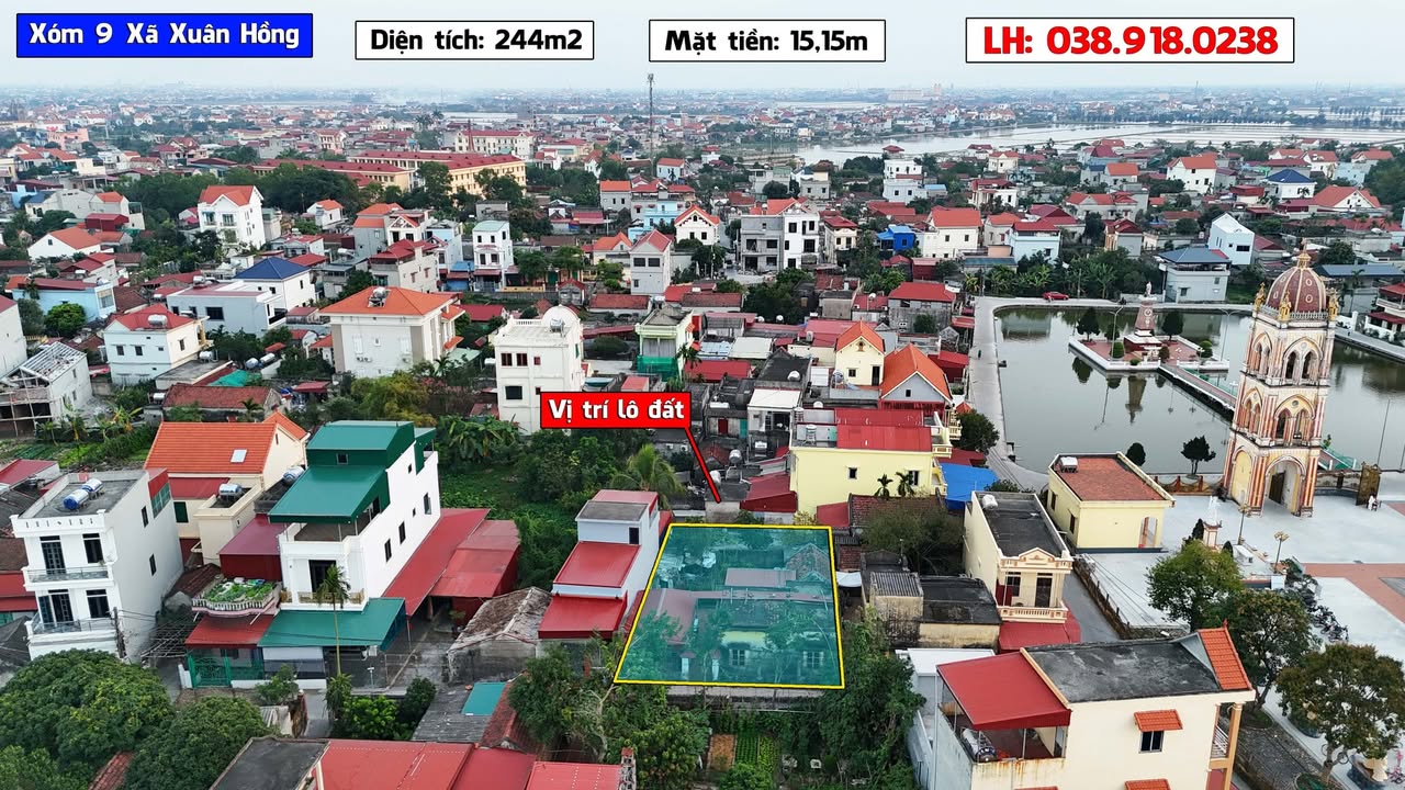 Bán Đất Vườn 244m² Full Thổ Cư Tại Xuân Trường, Nam Định - Sẵn Sàng Xây Tổ Ấm