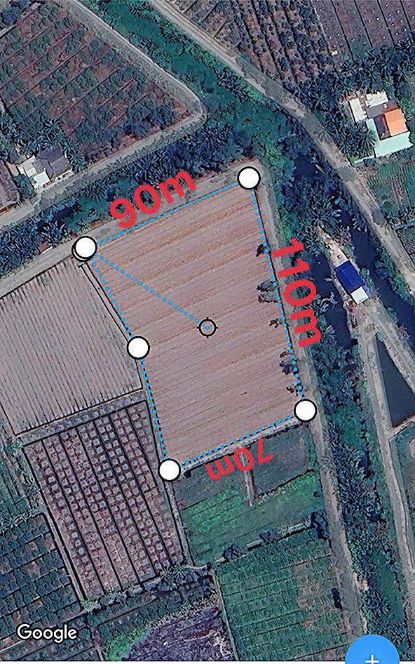 Đất vườn 8964m² lô góc 2 mặt tiền tại Thủ Thừa, giá 5.3 tỷ - Đầu tư sinh lời ngay!