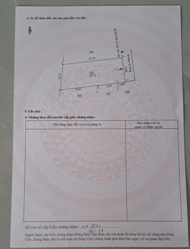 Đất nền Tân Bình, Đồng Xoài 234.69m² giá 1.35 tỷ - Cơ hội đầu tư tuyệt vời!