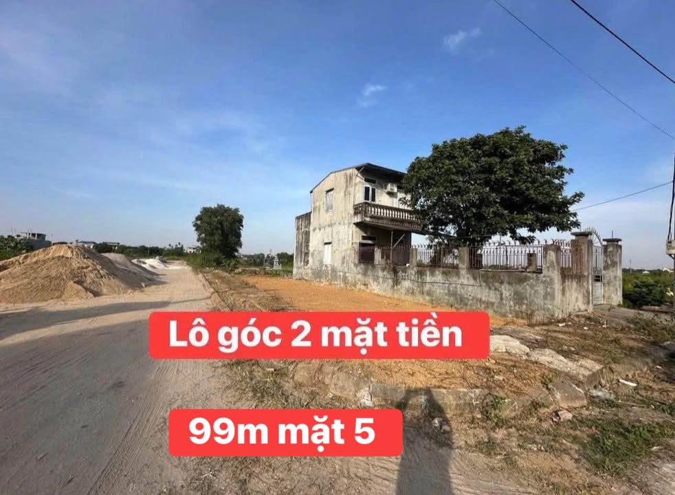 Đất nền lô góc Kiến Hưng 99m² giá 1.7 tỷ - Cơ hội đầu tư hiếm có!