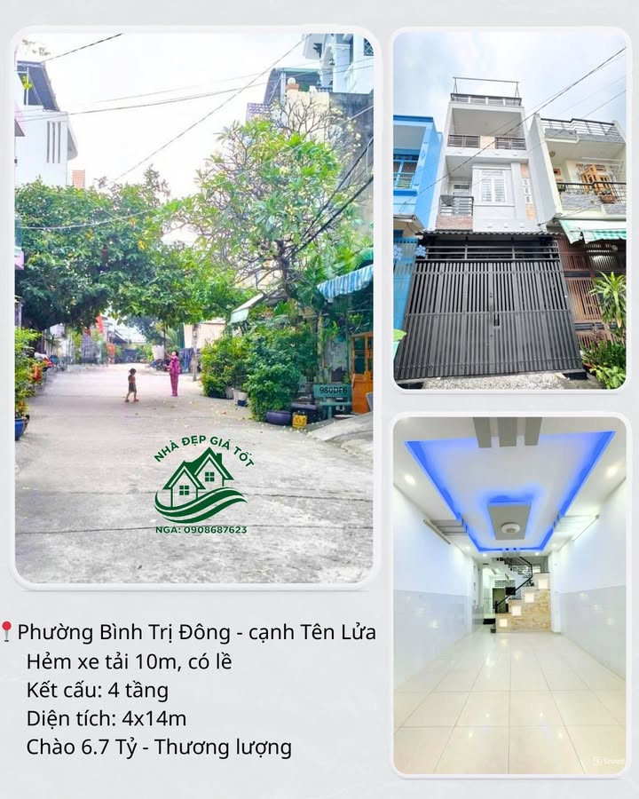 Nhà phố Tân Bình 56m² giá 6.7 tỷ - Phù hợp ở và làm văn phòng!