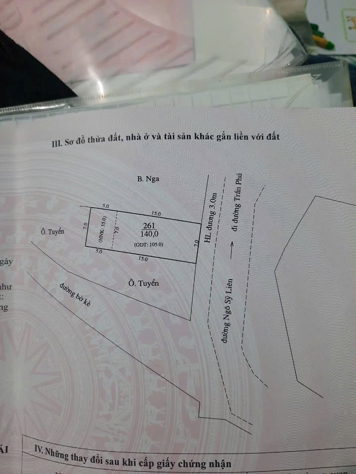 Đất nền phố Ngô Sỹ Liên, Yên Bái 140m² giá 2.85 tỷ - Cơ hội đầu tư tuyệt vời!
