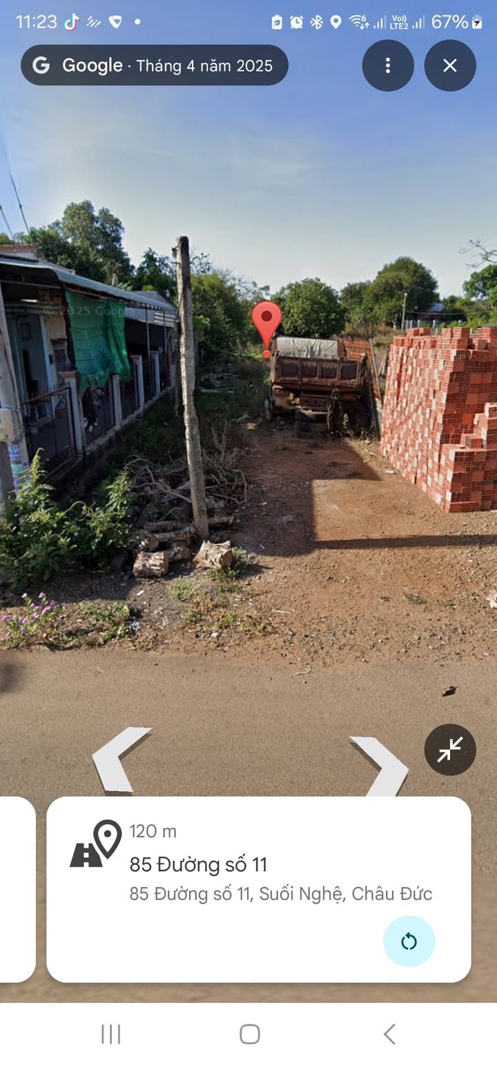 Nhà mặt tiền số 11 Suối Nghệ, Châu Đức 307m² giá 2.5 tỷ - Kinh doanh thuận lợi!