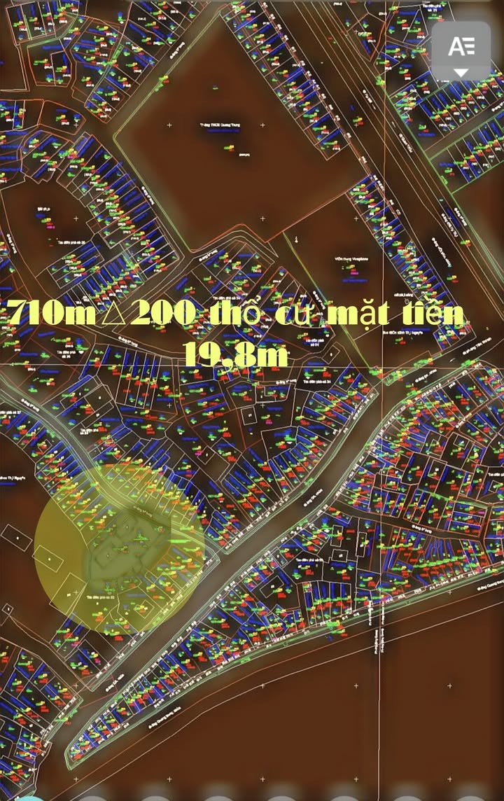 Đất nền mặt tiền đường Quang Trung, TP. Thái Nguyên 710m² giá 28 tỷ - Cơ hội đầu tư hấp dẫn!