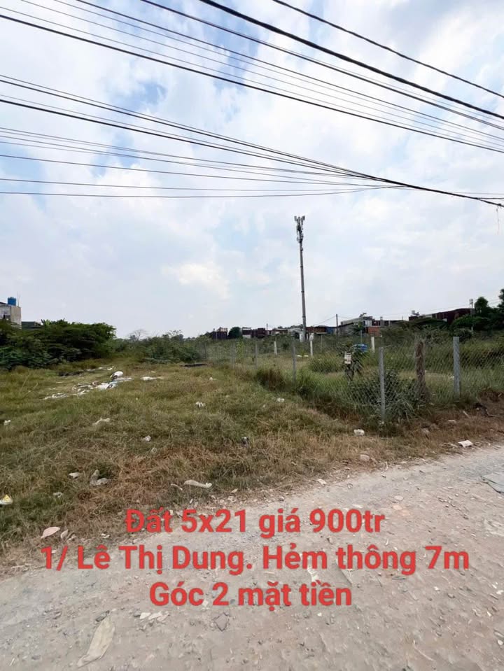 Đất nền 1/ Lê Thị Dung, Bình Chánh 105m² giá 900 triệu - Đầu tư sinh lời ngay!