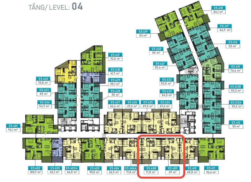 Căn hộ E5 EcoRiverSide Hải Dương 71m² giá 3.3 tỷ - Nhận ngay ưu đãi hấp dẫn!