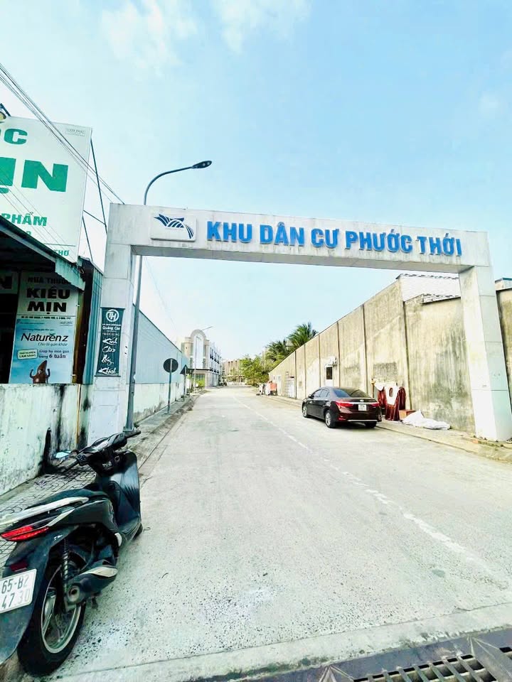 Đất nền góc 2 mặt tiền KDC Phước Thới 80m² giá cực sốc 1 tỷ!