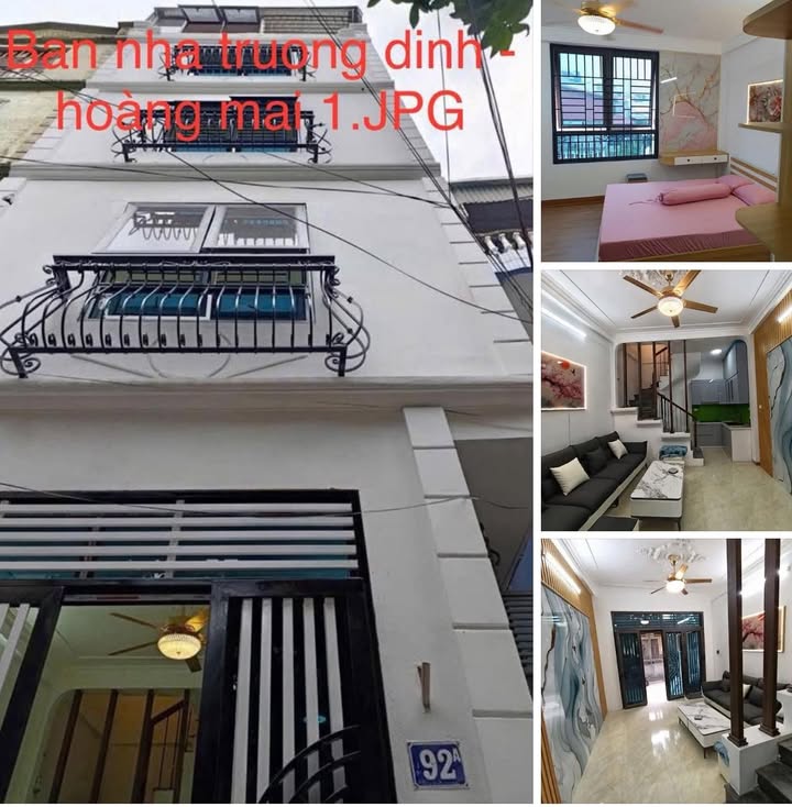 Nhà đẹp đường Trương Định, Hoàng Mai 30m² - 5 tầng - Giá chỉ 5.5 tỷ!