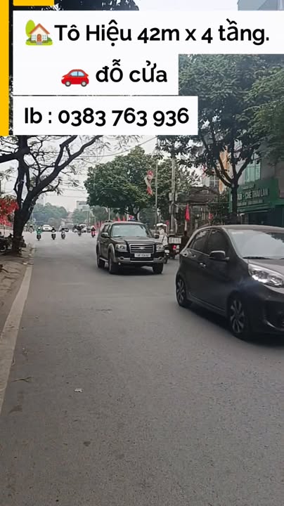 Nhà 4 tầng phố Tô Hiệu, Hà Đông 42m² giá 1 tỷ - Chuẩn đẹp, ô tô đỗ cửa!
