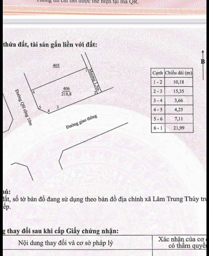 Đất nền lô góc tại Thôn Trung Đông, Đức Thọ, 218.8m² - Cơ hội đầu tư hấp dẫn!