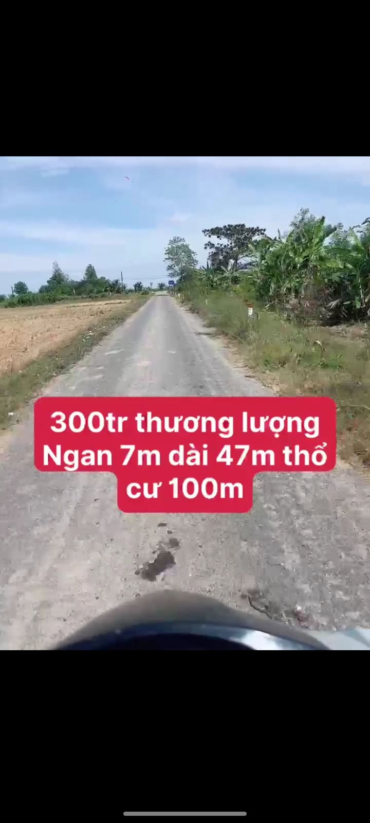 Đất thổ cư 329m² tại xã Tân Thạnh, Sóc Trăng - Giá 300 triệu, thương lượng