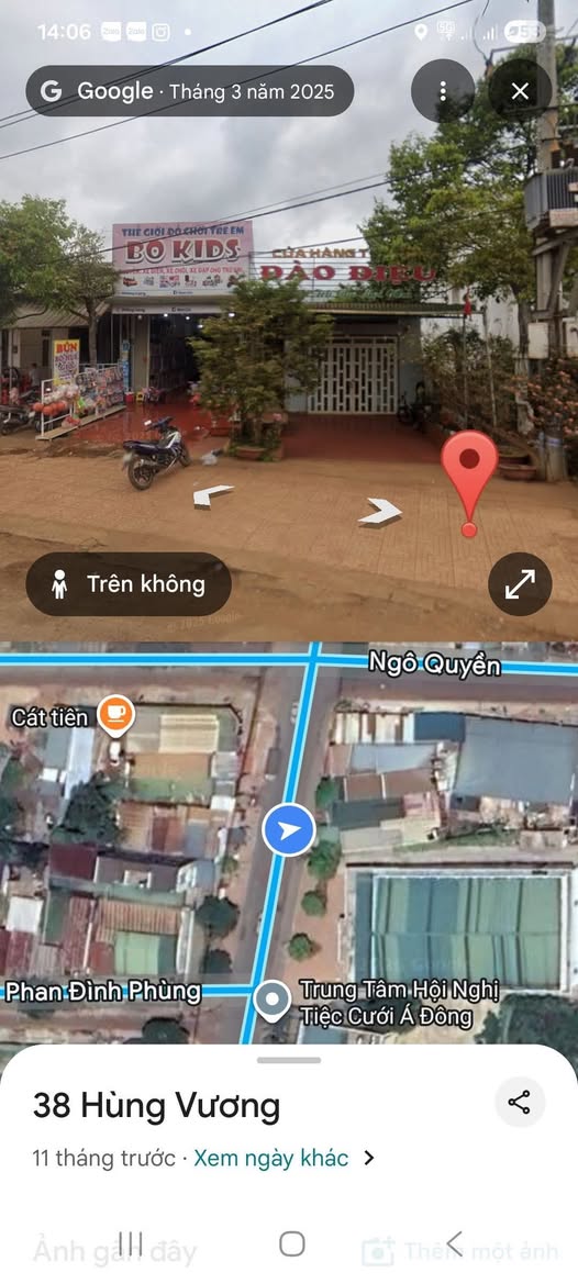 Đất mặt tiền Hùng Vương, Thị trấn Krông Năng 160m² - Kinh doanh sầm uất!