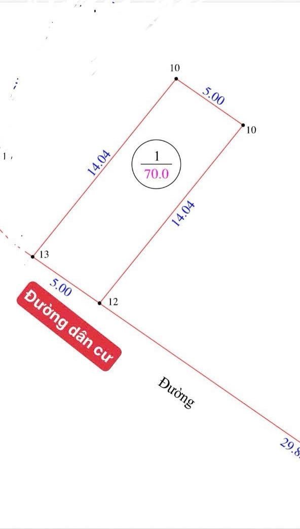 Đất nền Hưng Lộc, TP Vinh 70m² giá 1.78 tỷ - Đường 4m ô tô vào tận nơi!