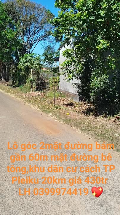 Đất nền đẹp xã Ia Bă, huyện Ia Grai, Gia Lai 3600m² giá 430 triệu - Cơ hội đầu tư sinh lời!