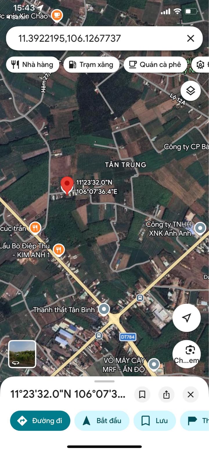 Đất nền Tân Bình Tây Ninh 36m² giá 2.592 tỷ - Đầu tư sinh lời ngay!