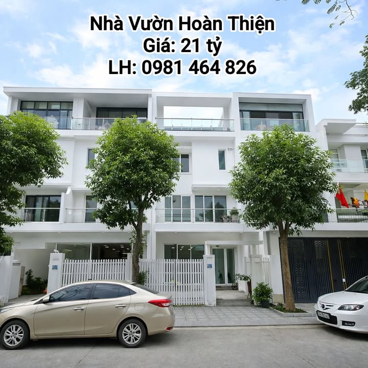 Nhà vườn Geleximco Hà Đông 120m² giá 21 tỷ - Sổ đỏ chính chủ, không lỗi phong thủy!