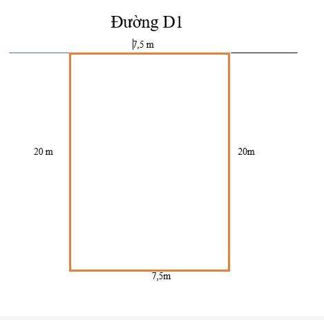 Đất nền đường D1, TP Vinh 150m² - Vị trí thuận lợi gần chợ