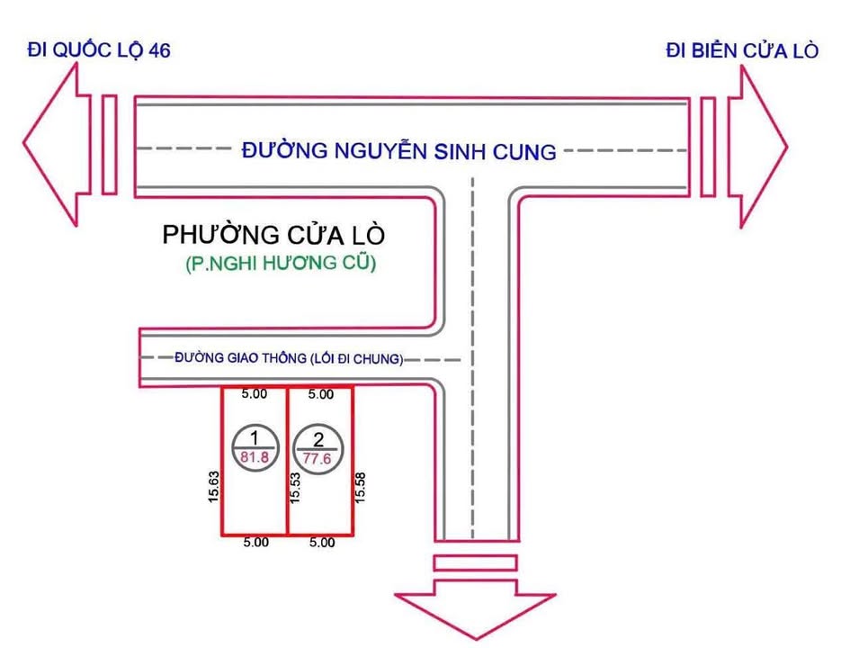 Đất nền Cửa Lò 160m² giá chỉ 2 tỷ - Cơ hội đầu tư hấp dẫn!