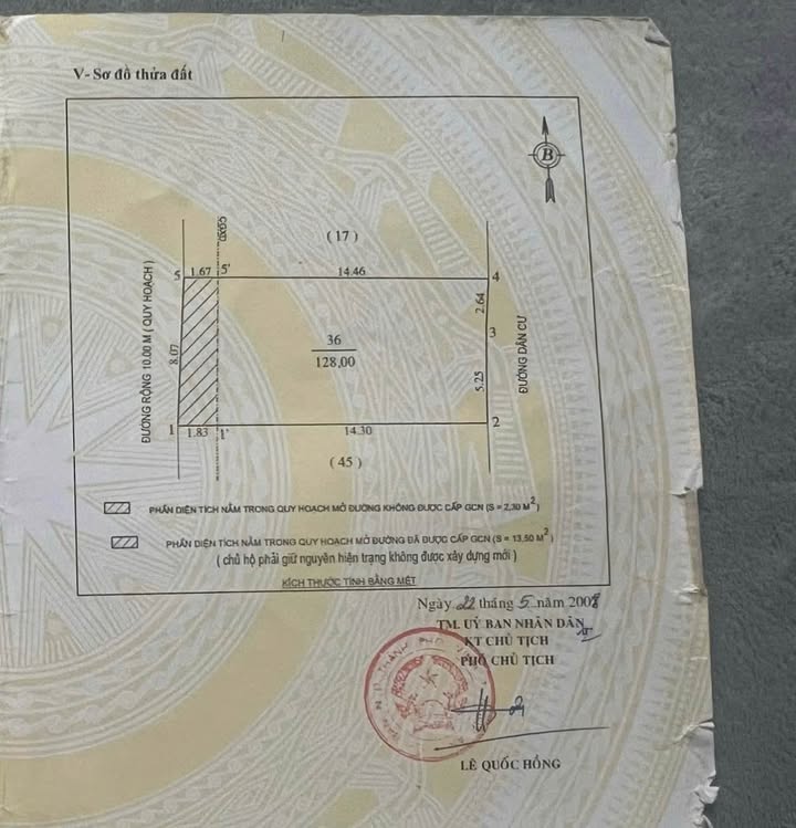 Đất mặt tiền Lê Viết Lượng, TP Vinh 128m² giá 10 tỷ - Đầu tư sinh lời!