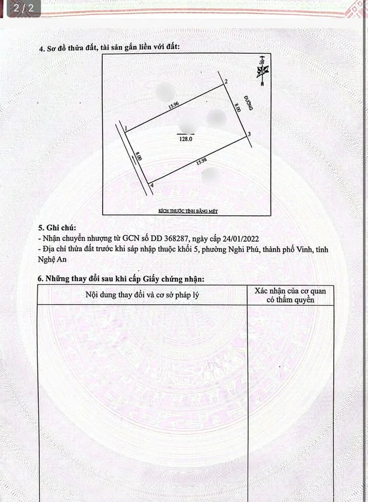 Đất nền Nghi Phú, Vinh 128m² giá thỏa thuận - Cơ hội đầu tư hấp dẫn!