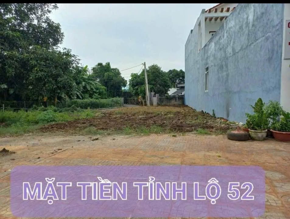 Đất nền mặt tiền Tỉnh Lộ 52, Phường Long Tâm, 189m² giá 5.2 tỷ - Đầu tư sinh lời lý tưởng!