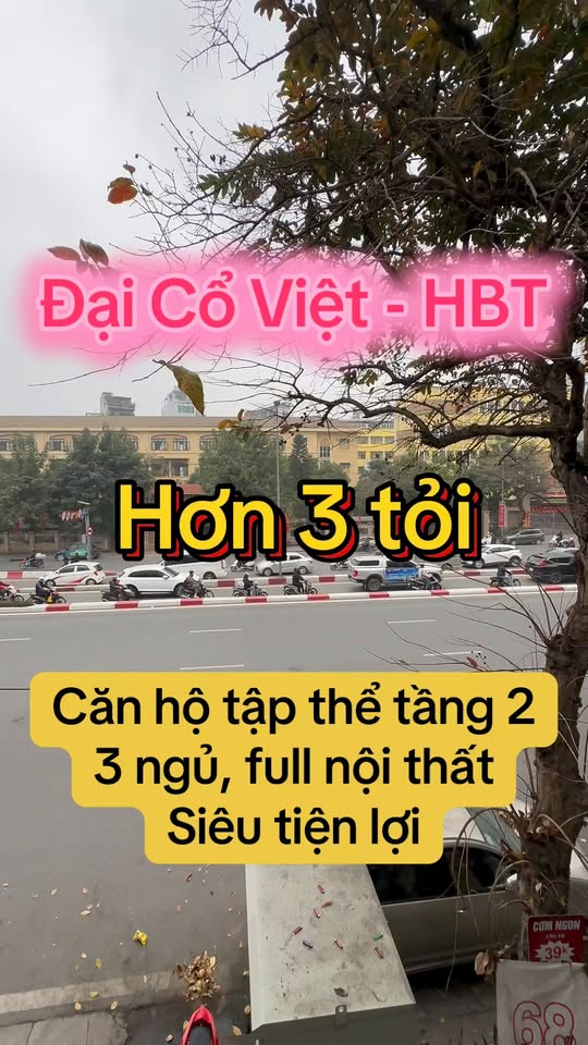 Căn hộ Đại Cồ Việt 50m² giá 3 tỷ - Sẵn sàng vào ở ngay!