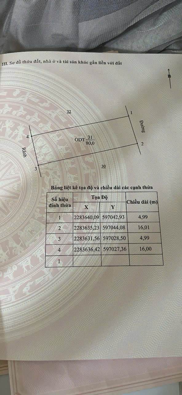 Lô đất đẹp tại Phường Bồ Đề, Quận Long Biên, 80m² giá chỉ 800 triệu - Cơ hội đầu tư sinh lời!