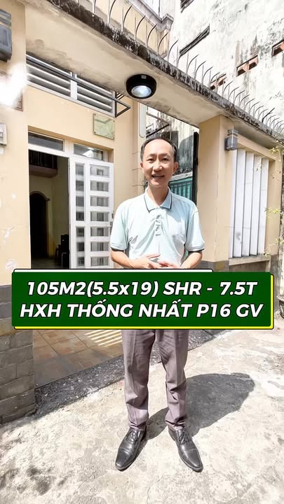 Nhà phố Gò Vấp 105m² giá 7.5 tỷ - Chính chủ bán gấp!