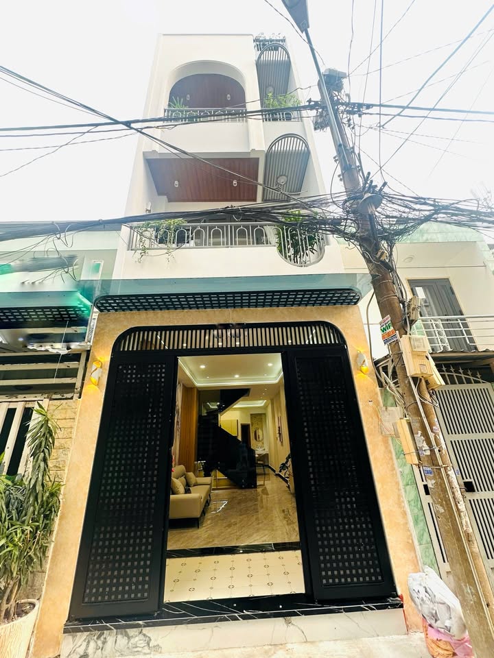 Nhà phố Cư xá Tân Trụ 49m² giá 7.9 tỷ - Thiết kế hiện đại 4 tầng!